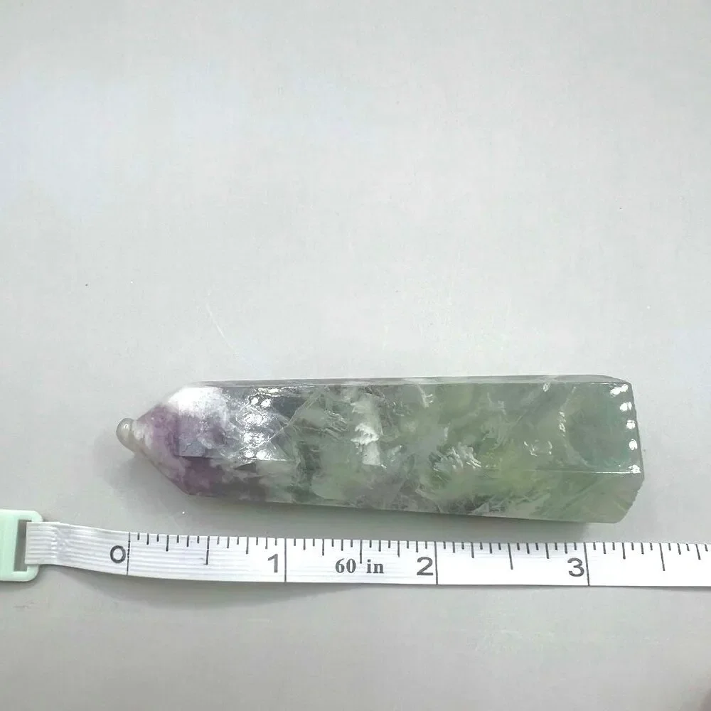 Snowflake/Feather Fluorite Point